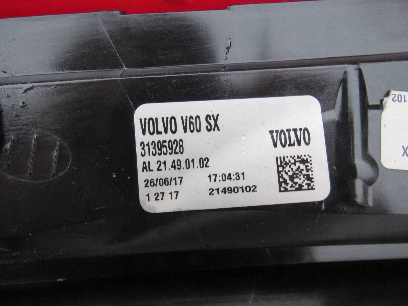 light left rear part VOLVO V60 31395928