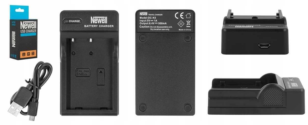 BATERIA + ŁADOWARKA EN-EL9 EN-EL9a NEWELL do NIKON D40 D40x D60 D3000 D5000 Przeznaczenie Nikon