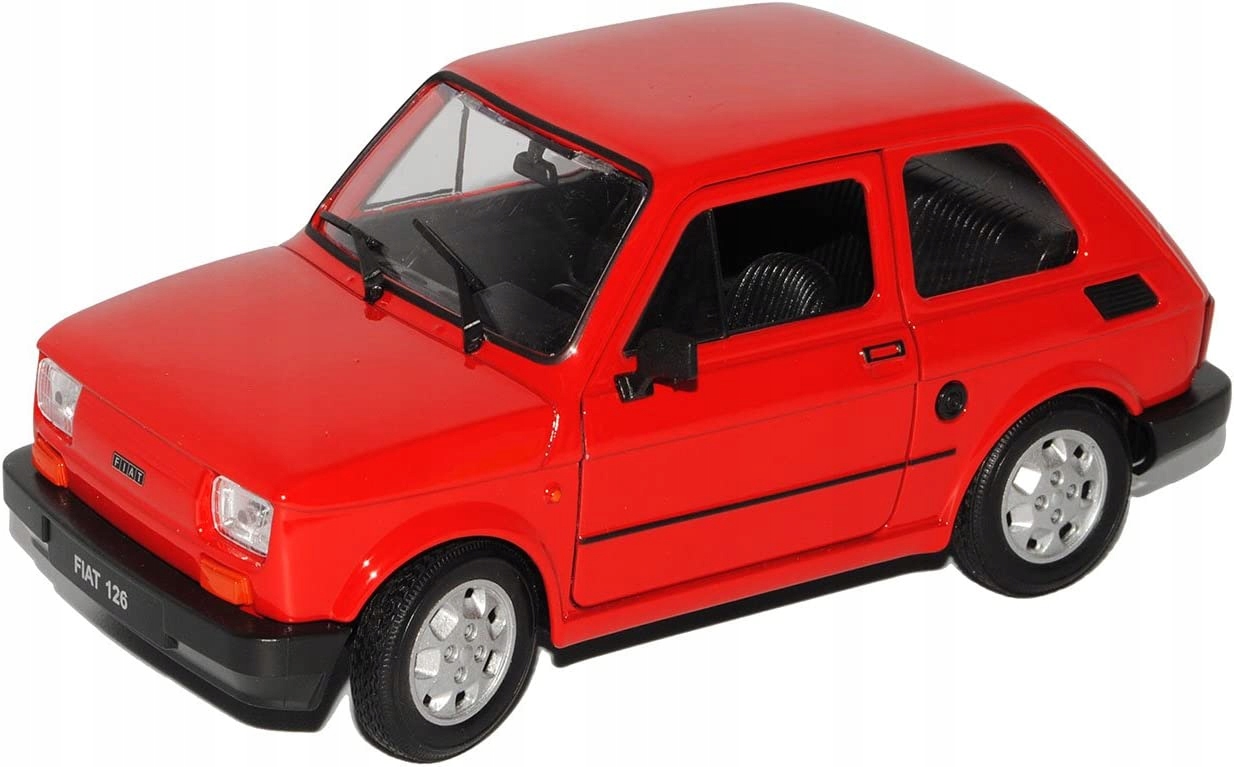 

Welly Fiat 126p Czerwony 1:21 Nowy Metalowy Model
