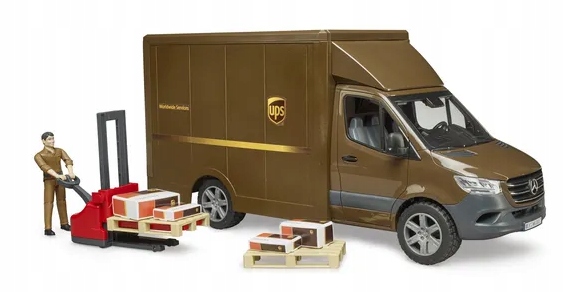 Samochód dostawczy Bruder Mercedes-Benz UPS