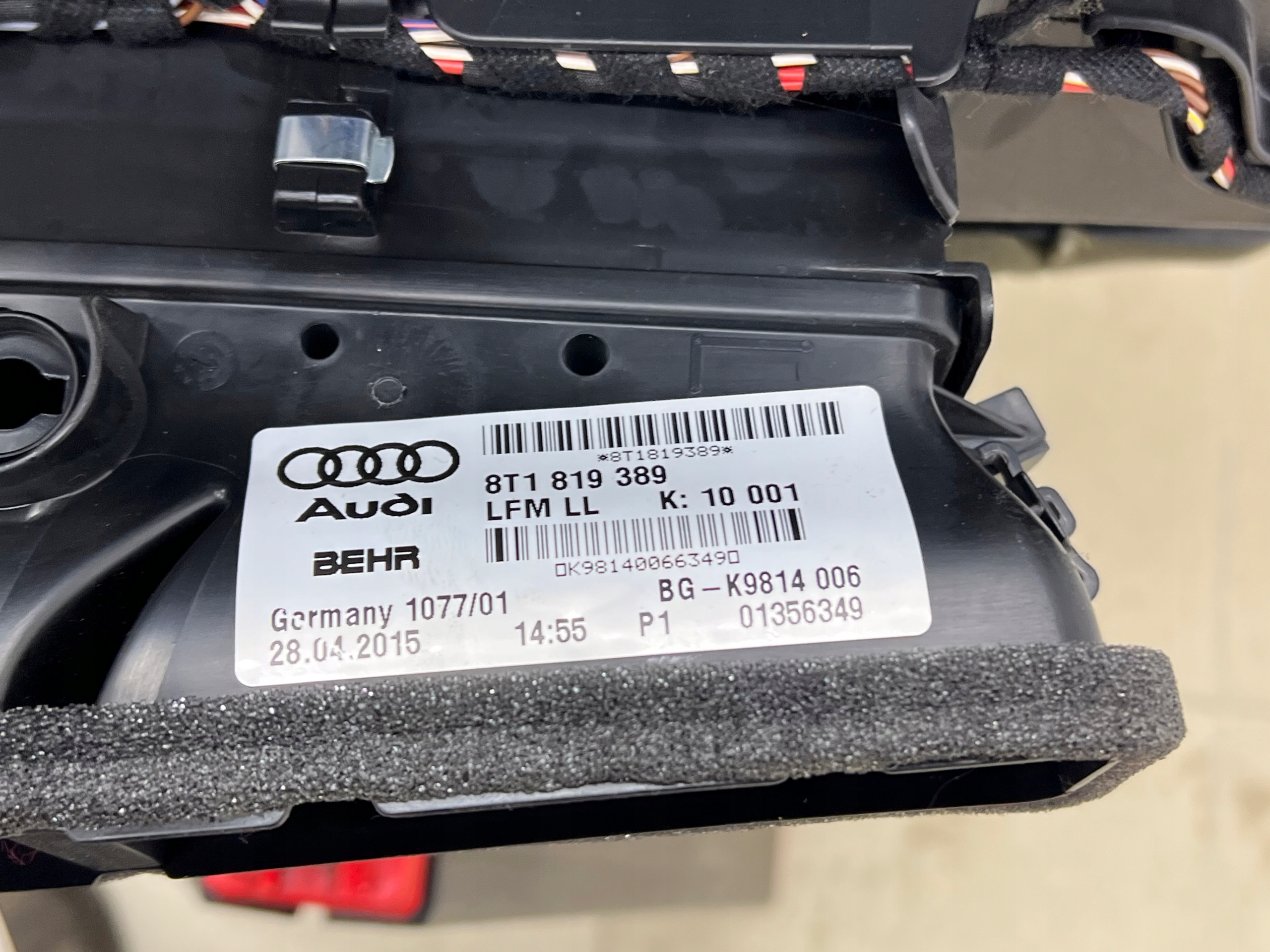heater complete AUDI A4 B8 LIFT EUROPA 8K182005AS