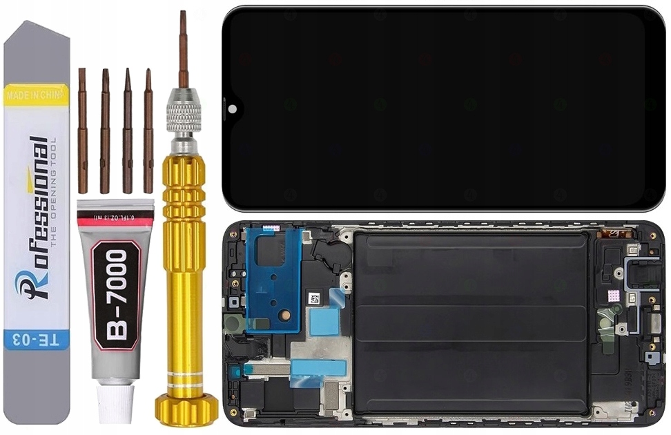 Displej Pro Samsung Galaxy A70 2019 A705 Oled LCD Rámeček