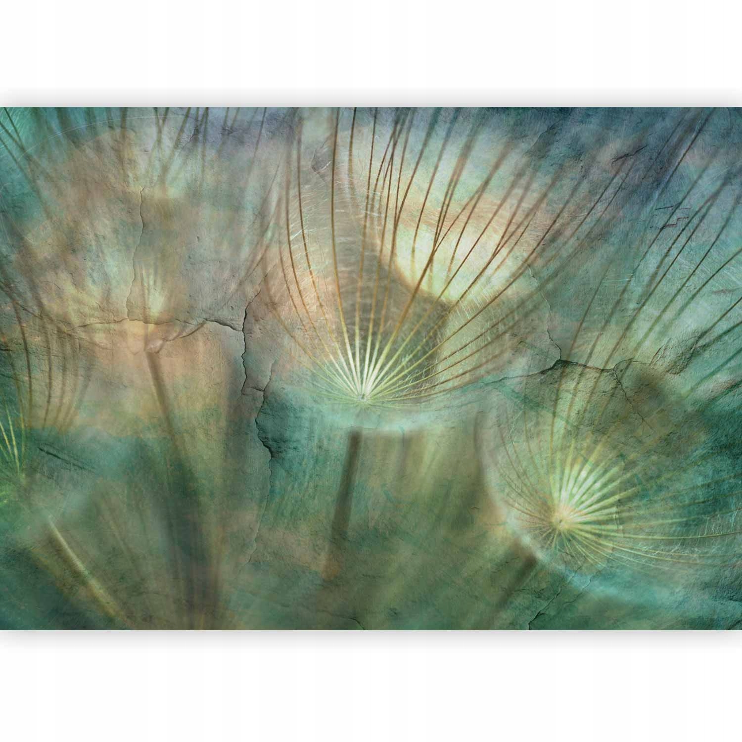 Fototapeta Foukačky Příroda Zeleň Boho Tapeta Na Zeď Obývacího Pokoje 3D 350x256