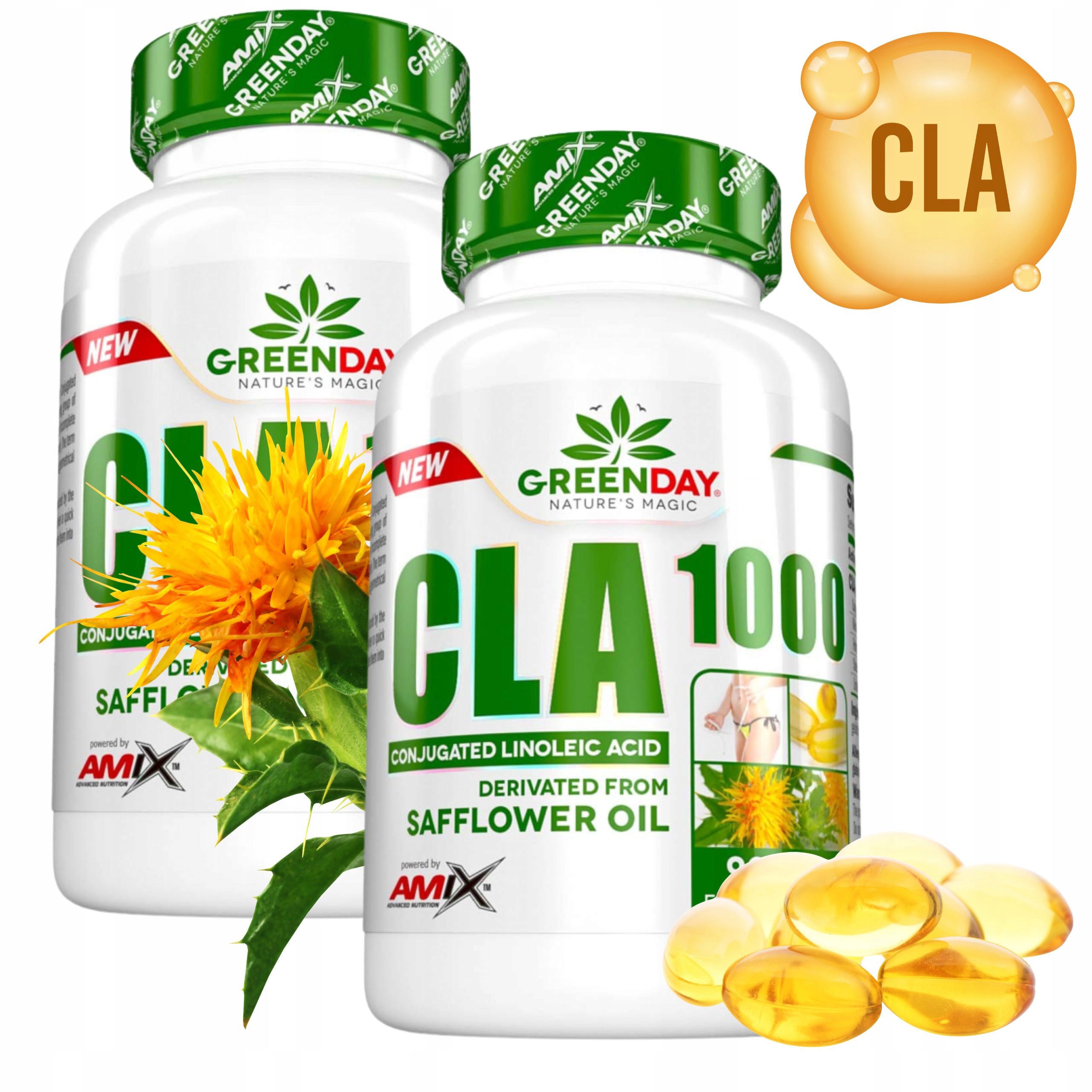 Kyselina linolová Cla 1000 mg Účinný spalovač tuků pro ženy 180 kapslí