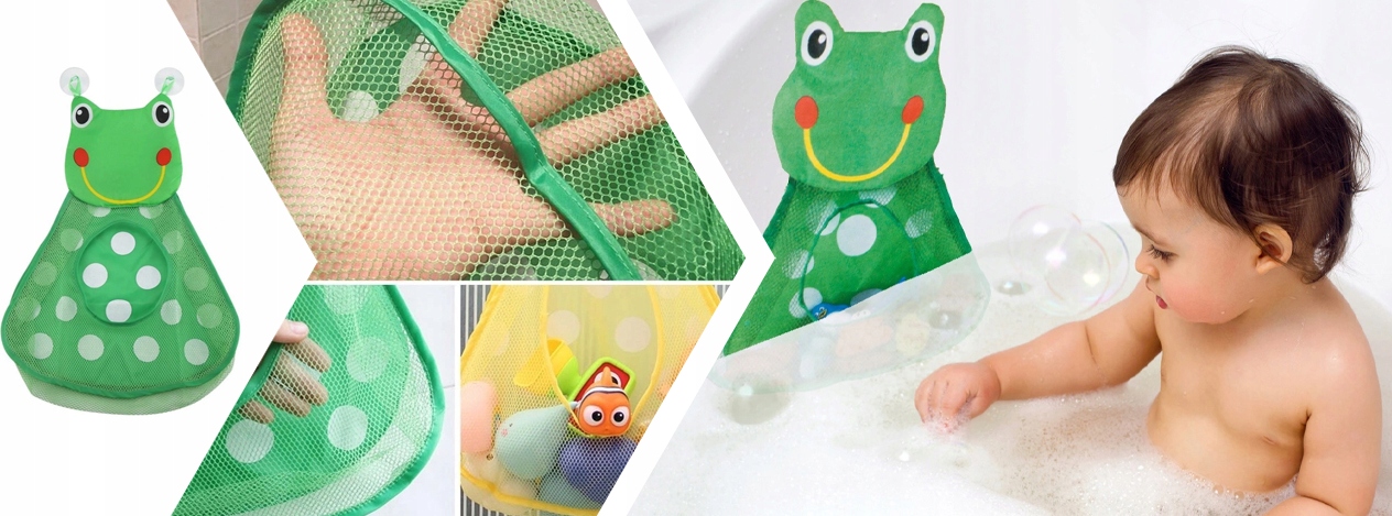 ORGANIZER WOREK Na Zabawki Torba Siatka Kąpielowa Marka Stator