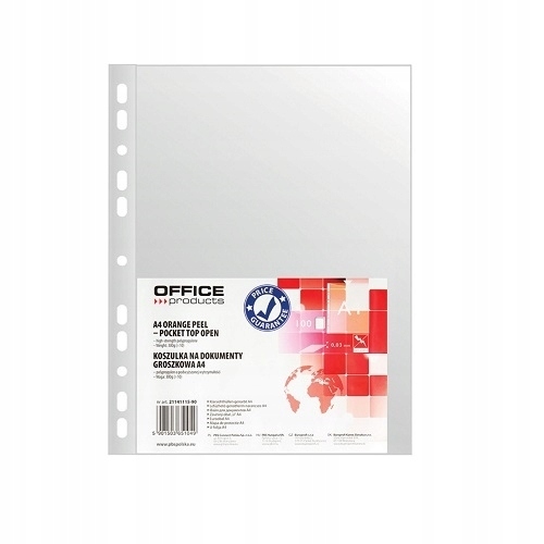 

Koszulki Groszkowe Office Products A4 100szt.