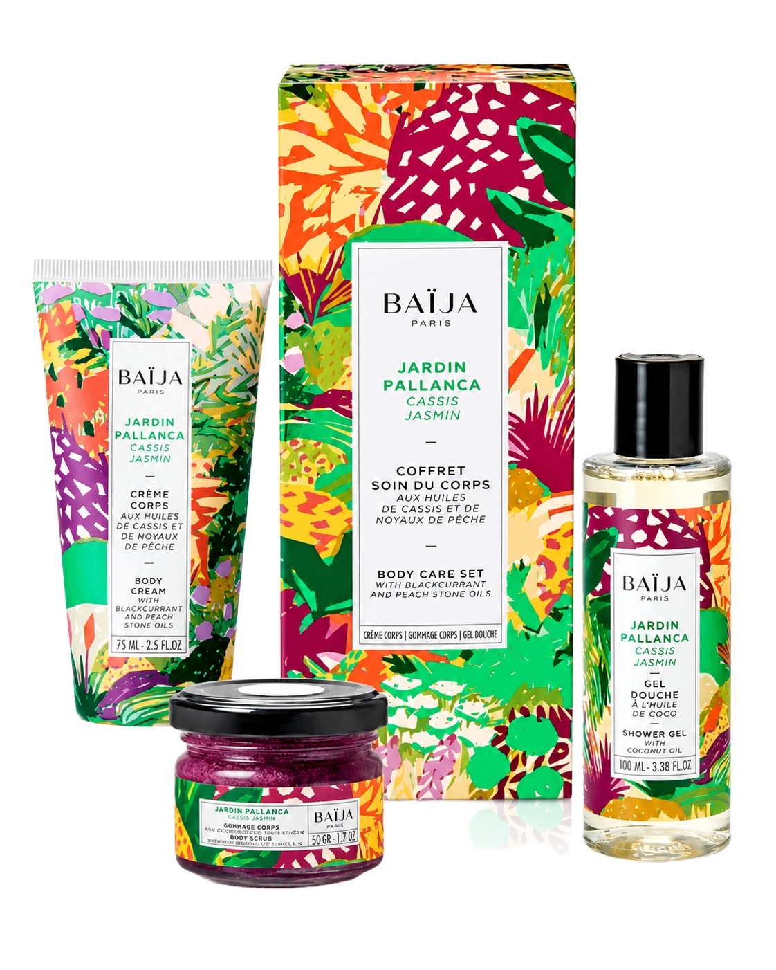 Jardin Pallanca zestaw prezentowy żel peeling krem do ciała
