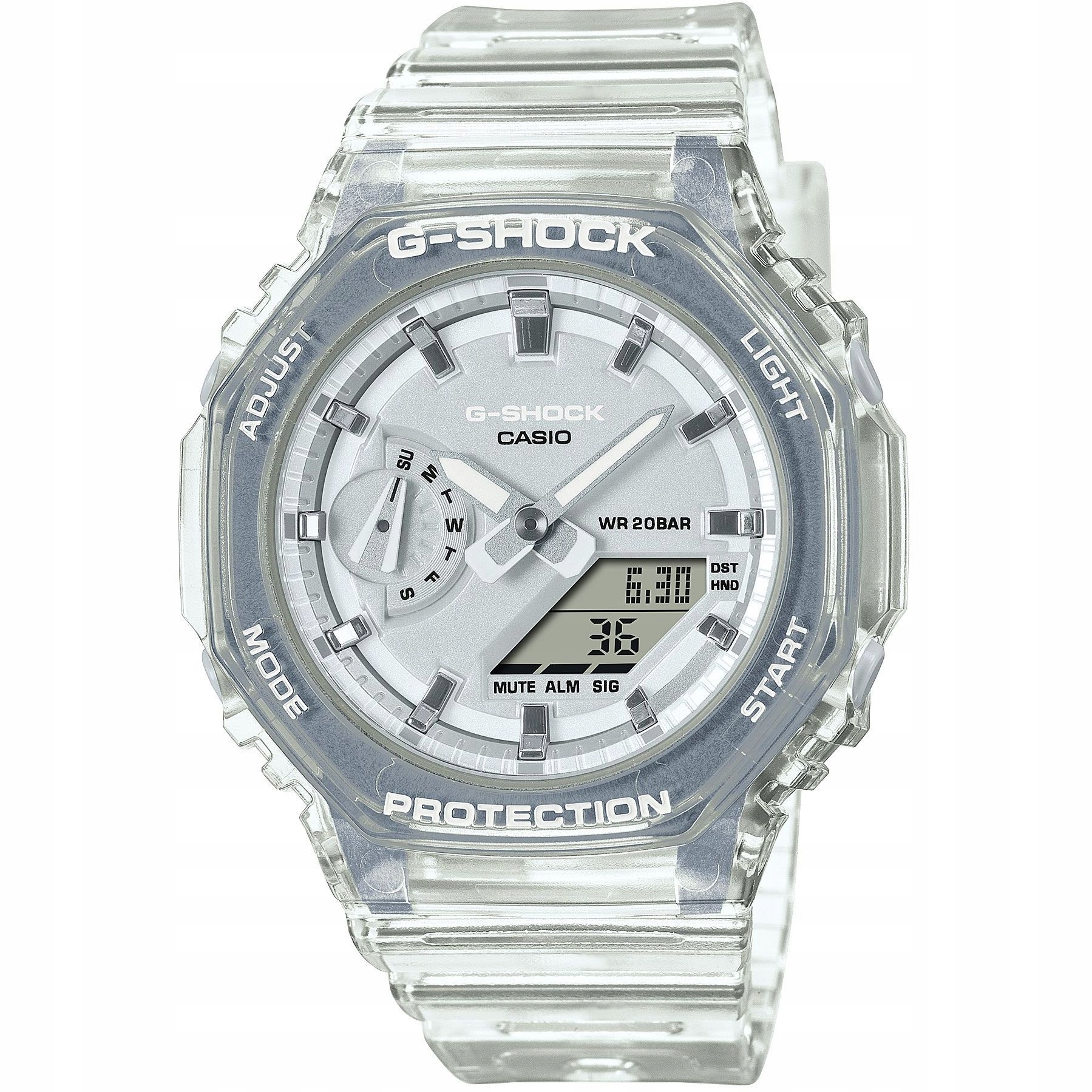 Hodinky Casio GMA-S2100SK-7AER G-Shock Transparentní