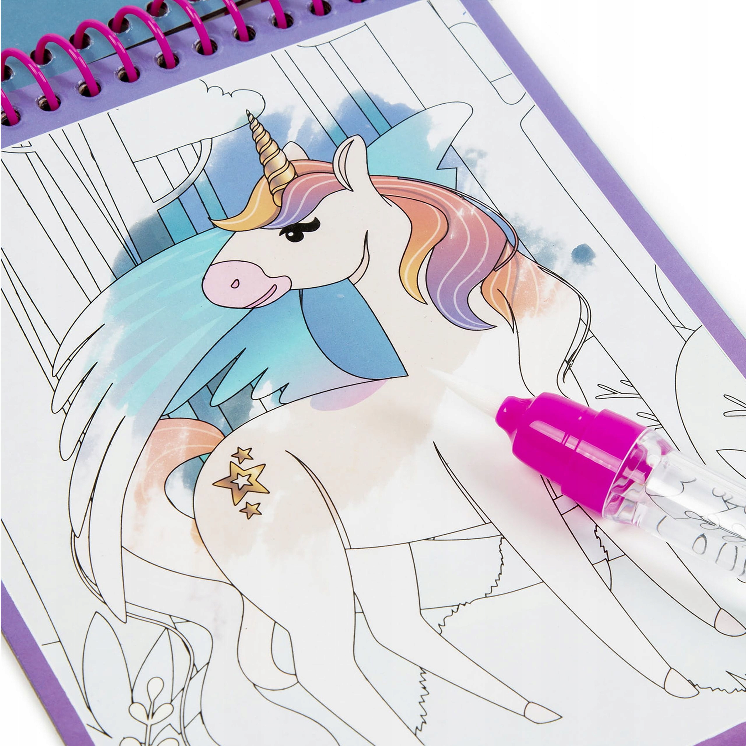 MAGICZNA WIELORAZOWA KOLOROWANKA WODNA BALETNICA KIDEA PISAK NA WODĘ Marka Kidea