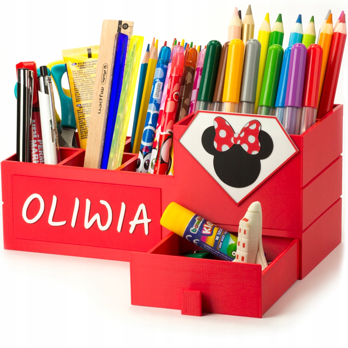 

Kajawis organizer XL kredki Imię przybornik