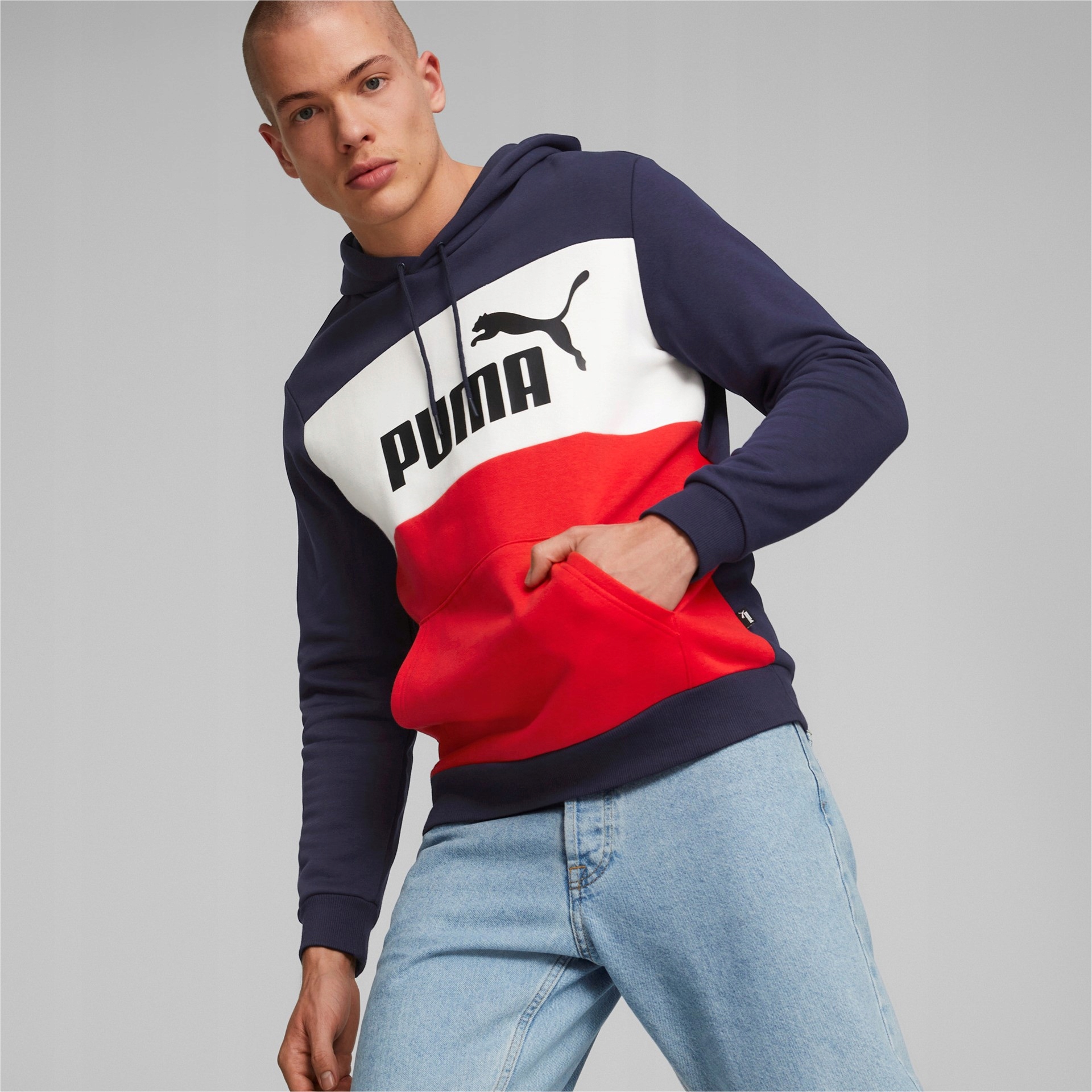 Puma bluza męska z kapturem Colorblock Hoodie L Marka Puma