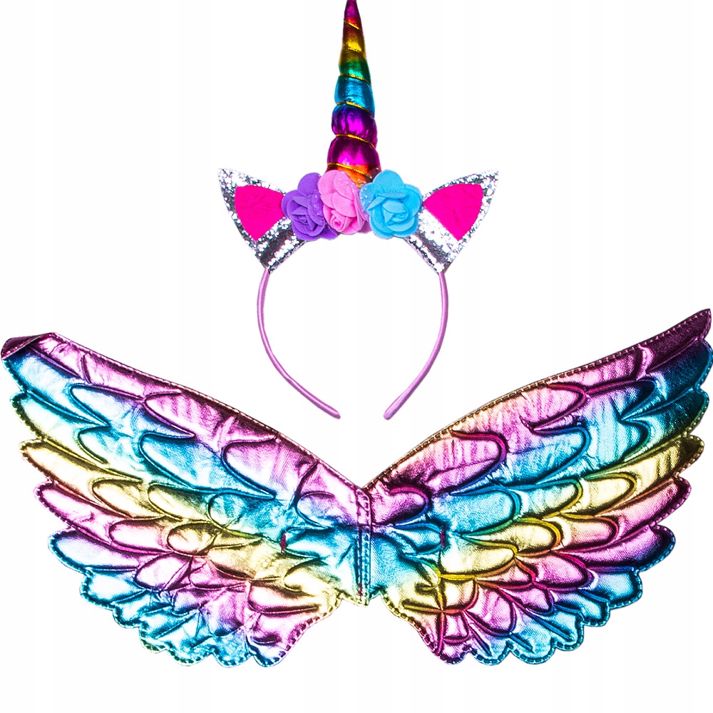 STRÓJ KOSTIUM JEDNOROŻEC BAL KARNAWAŁOWY PEGAZ Rozmiar uniwersalny