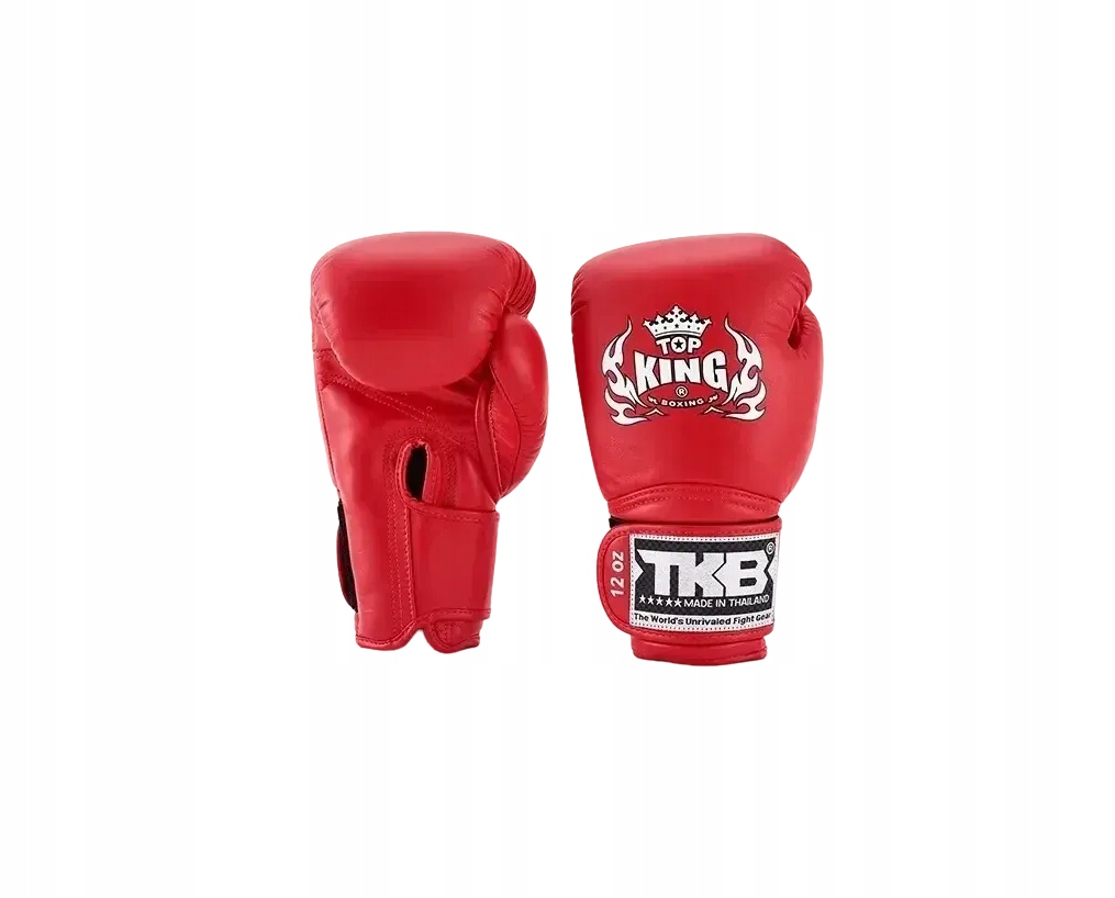 boxerské rukavice muay thai top king 10OZ Červené