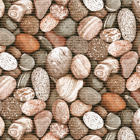 

Mata łazienkowa Antypoślizgowa kamień otoczaki