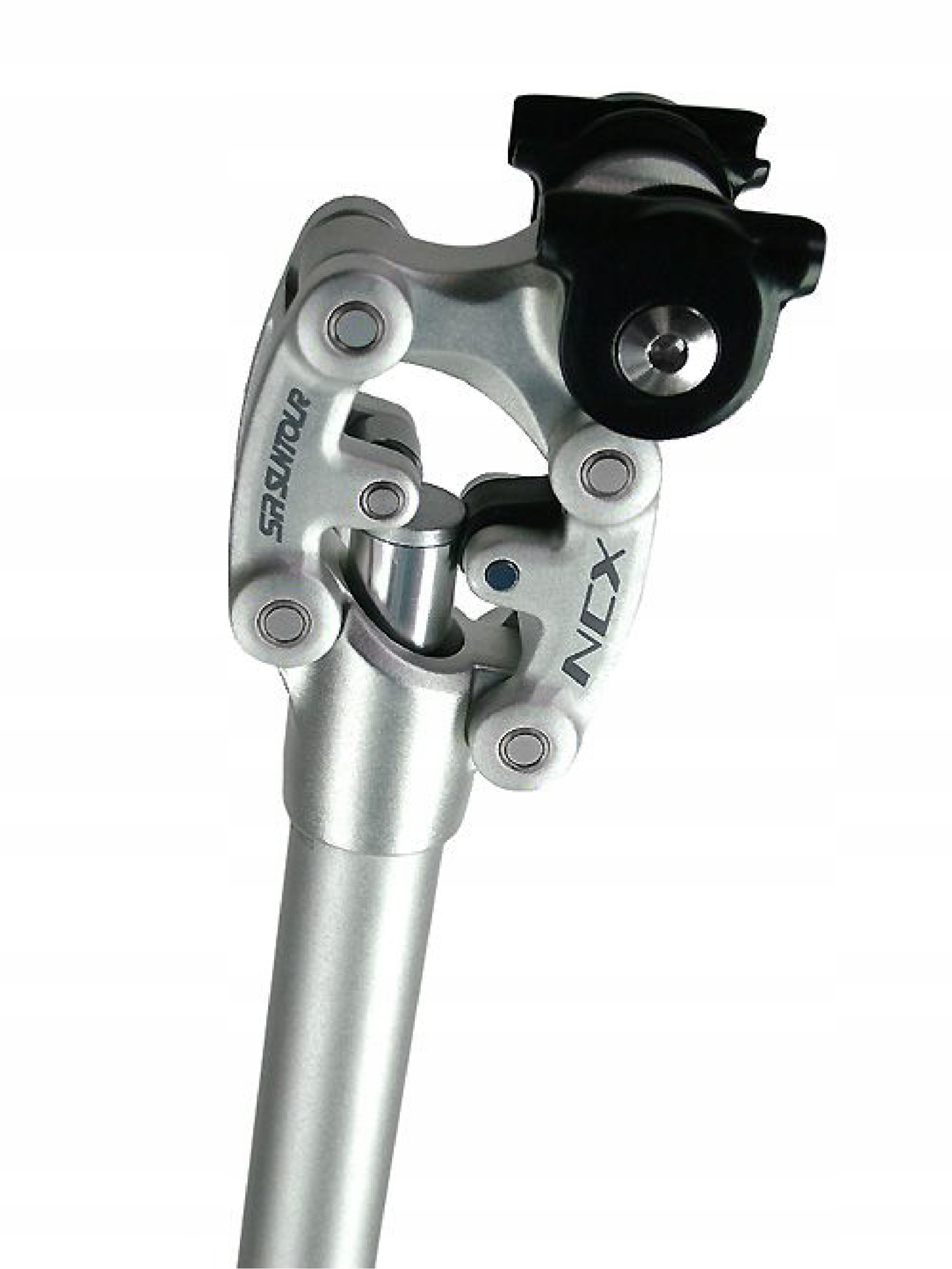 Sztyca amortyzowana Ncx Sr-suntour 27,2x400 srebrna SP12 sprężyna Średnia