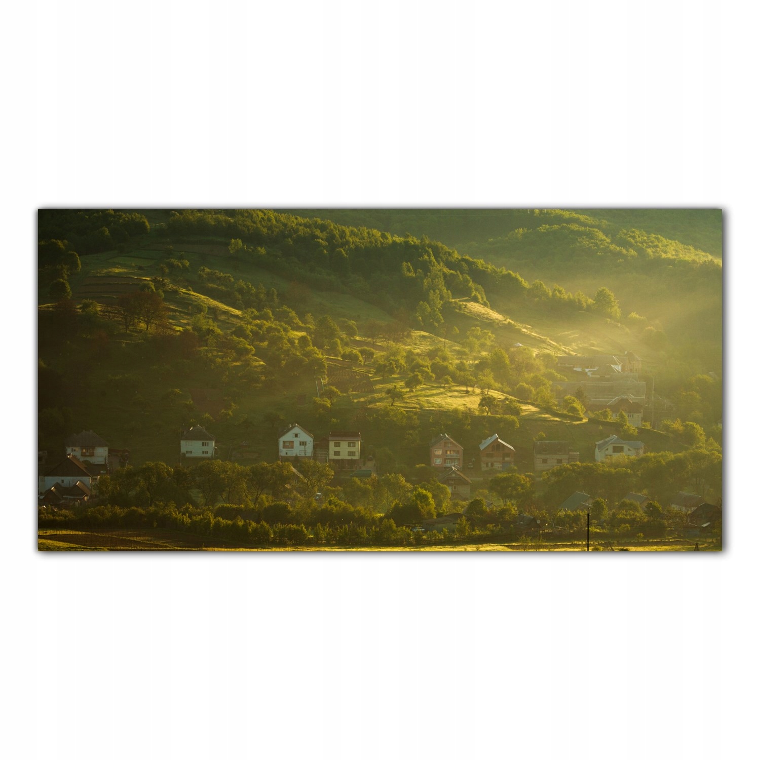 

Hartowany Obraz Szklany Krajobraz Pole Wieś 120x60