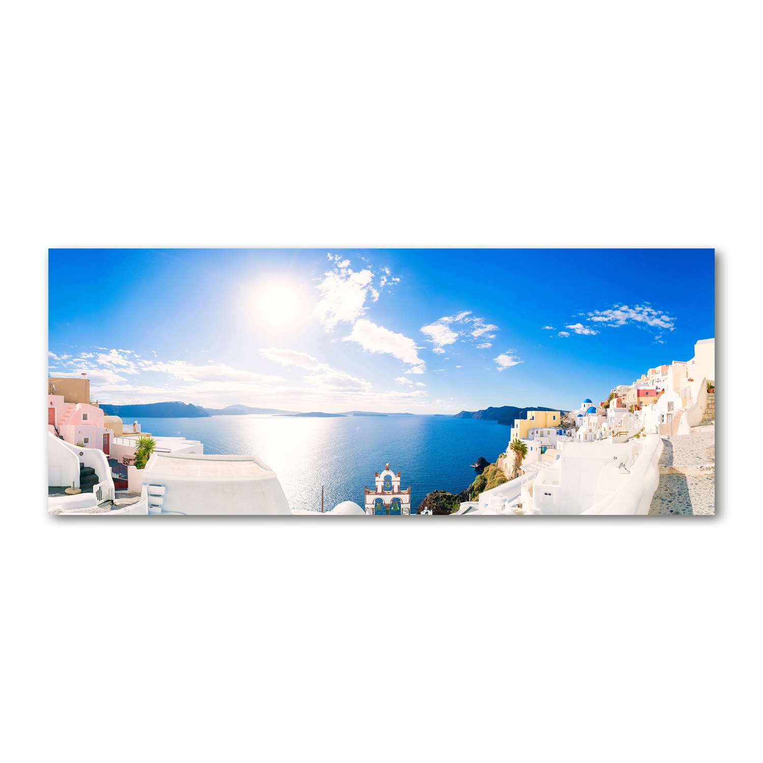 

Foto obraz szkło akryl Santorini Grecja 125x50 cm