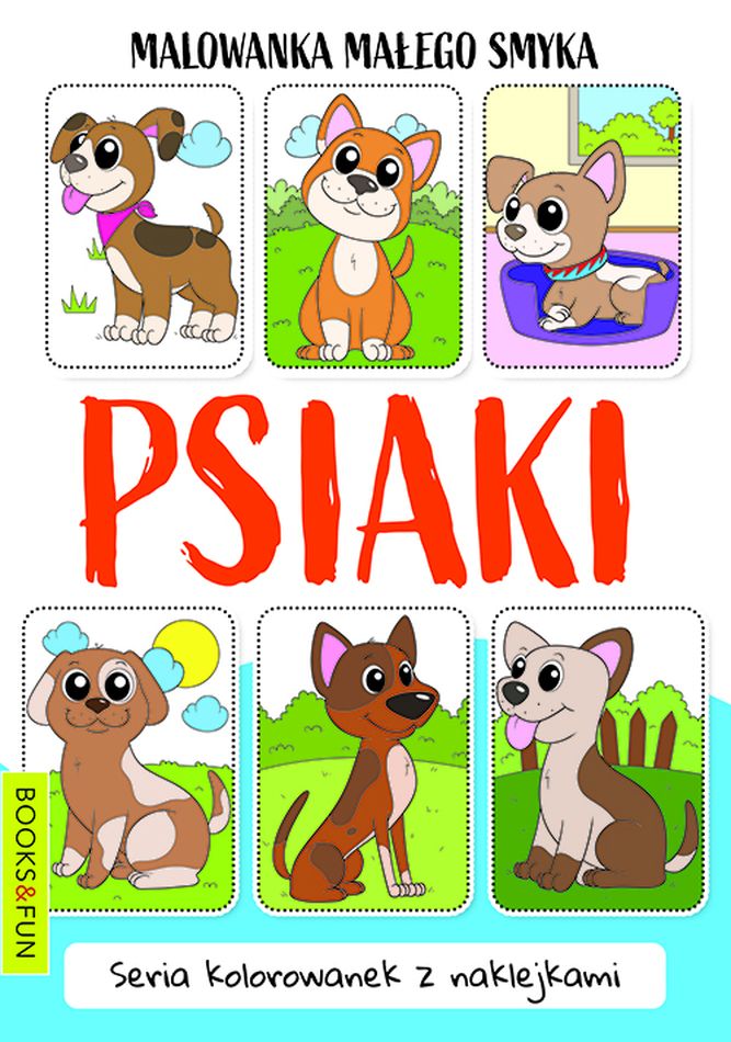 

Psiaki. Malowanka małego smyka