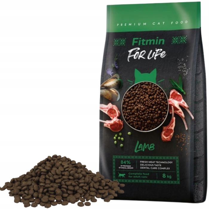 Fitmin For Life Cat Lamb karma dla kotów 8 kg