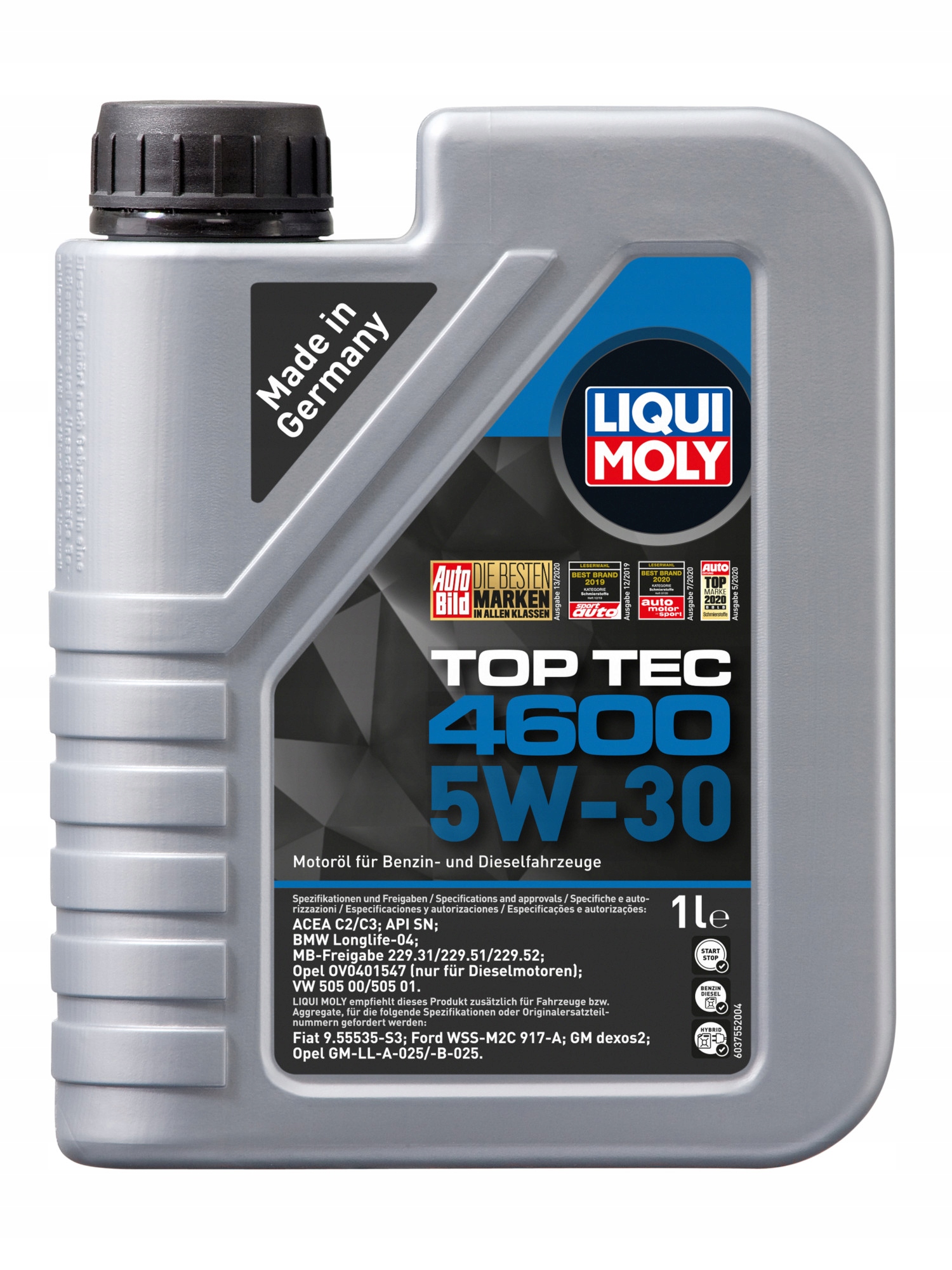

Olej Liqui Moly Top Tec 4600 5W30 1L 1 litr
