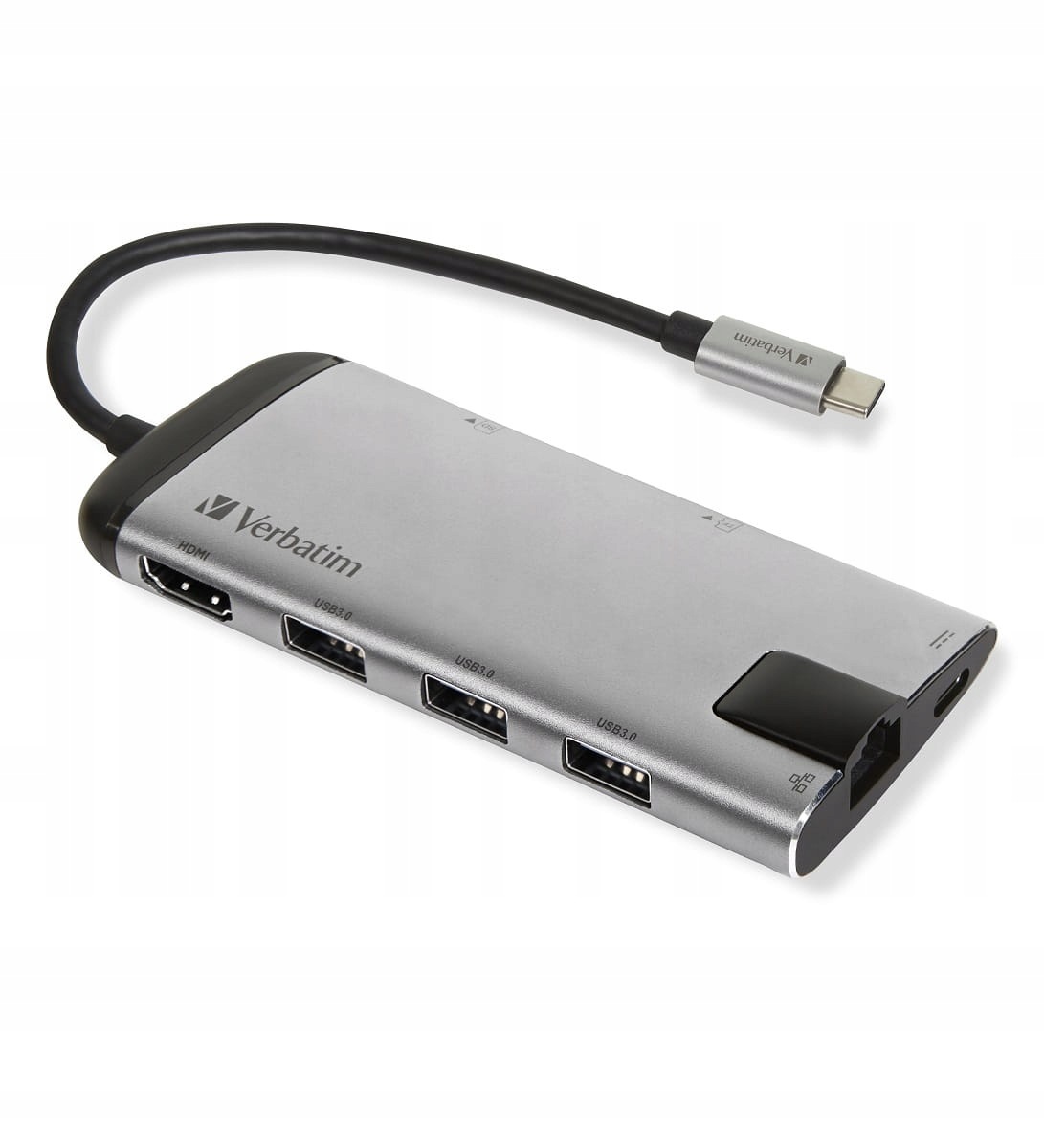 Verbatim Multimediální Adaptér Type-C na 3xUSB Hdmi RJ45 Sd microSD 49142