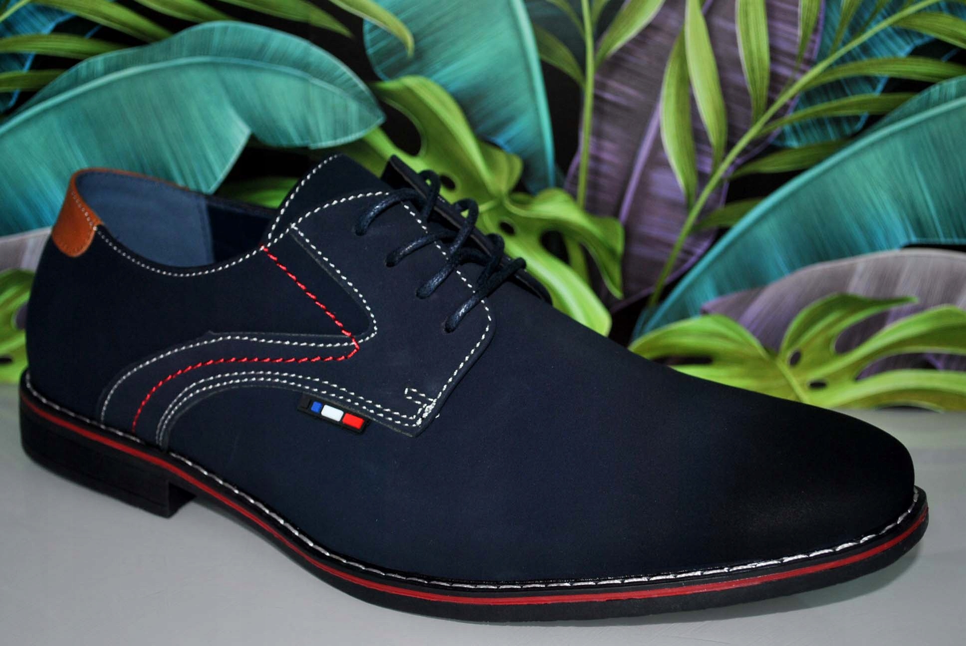 PÓŁBUTY WIZYTOWE MĘSKIE ORGINAL ELEGANT BUTY jeansów CASUAL WESELE IMPREZY Marka inna