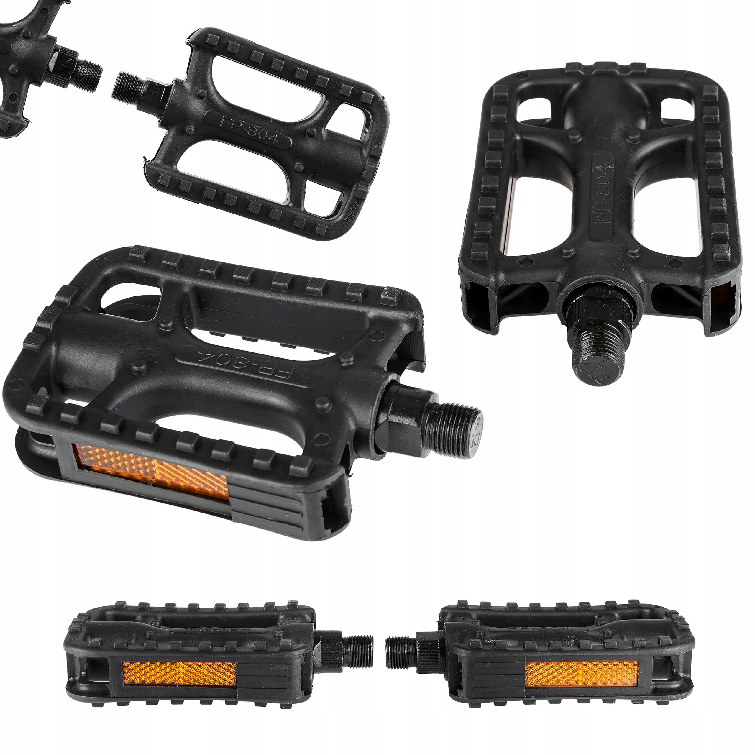 

Pedały Plastikowe Mtb FP-804 Nexelo Łożyska Czarne
