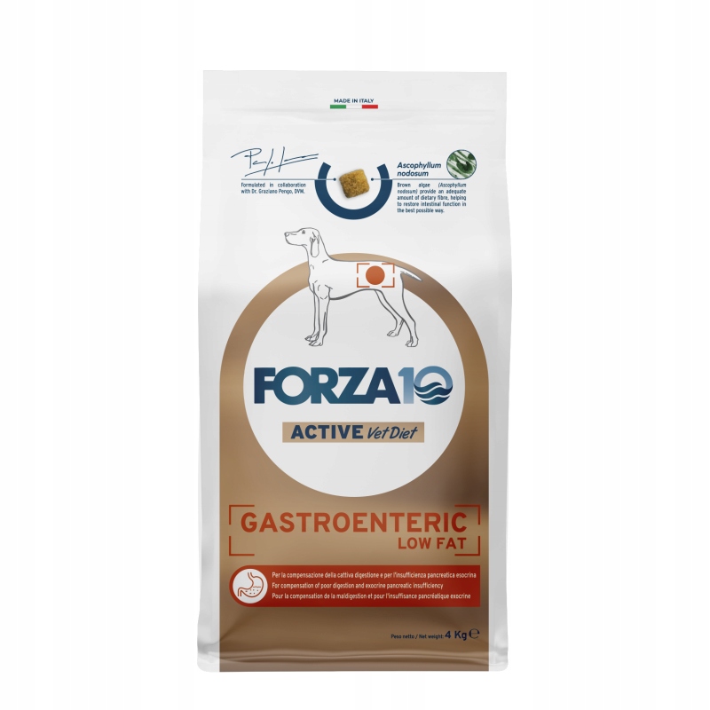 Forza10 Active Vet Diet Gastroenteric Zaburzenia Trawienia 4kg