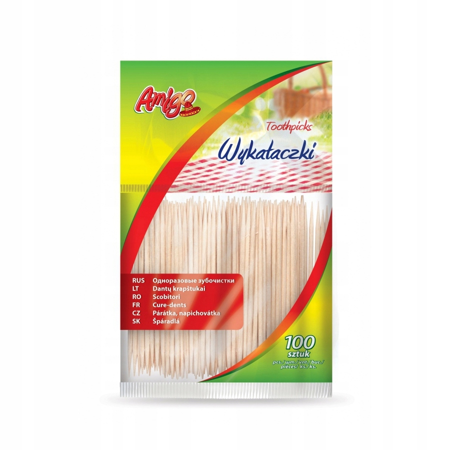 

Amigo Wykałaczki (woreczek) 100SZT