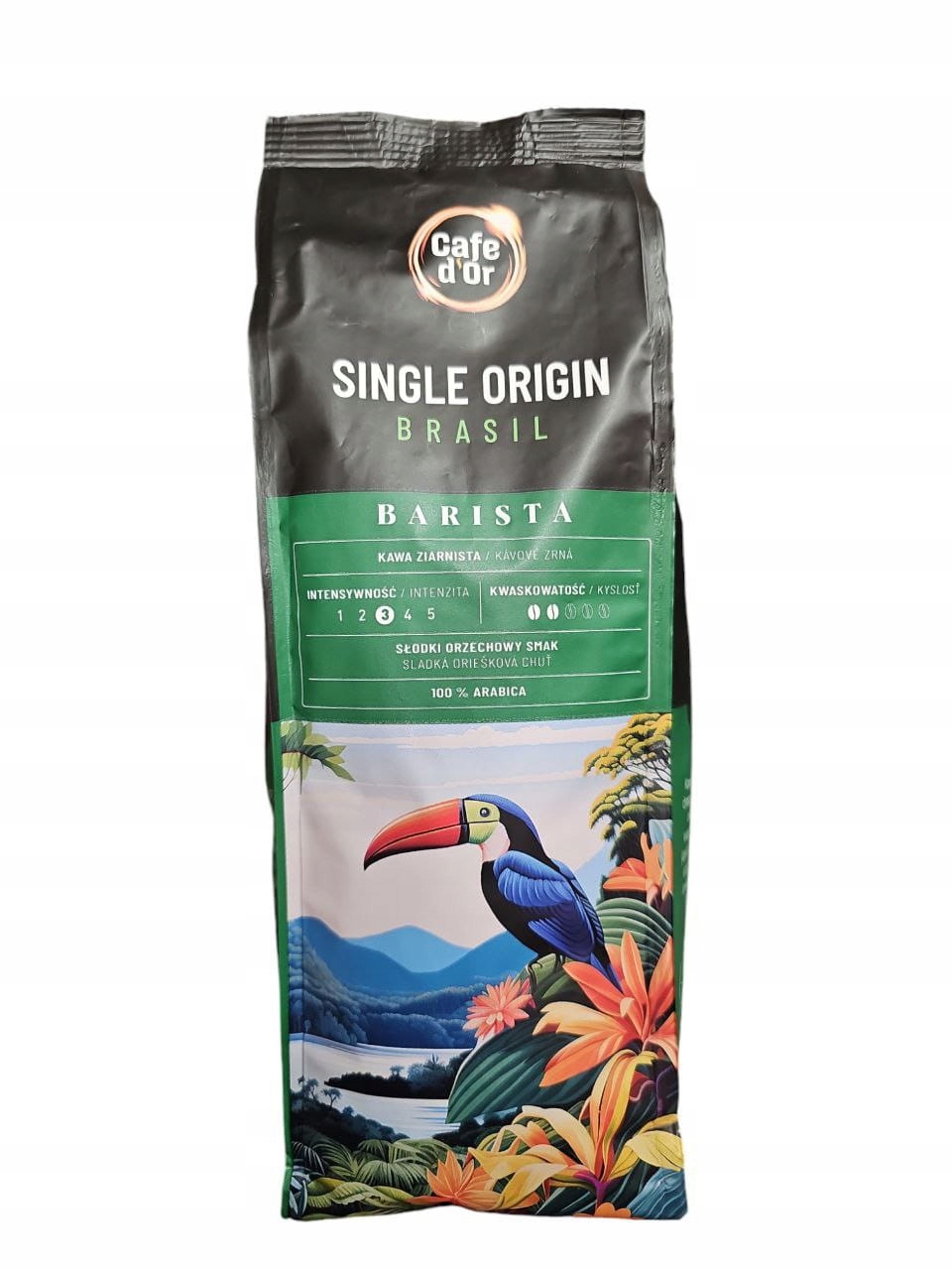 Levně Káva Zrnková Cafe d'Or Brazílie Mogiana 100% Arabica 500 g