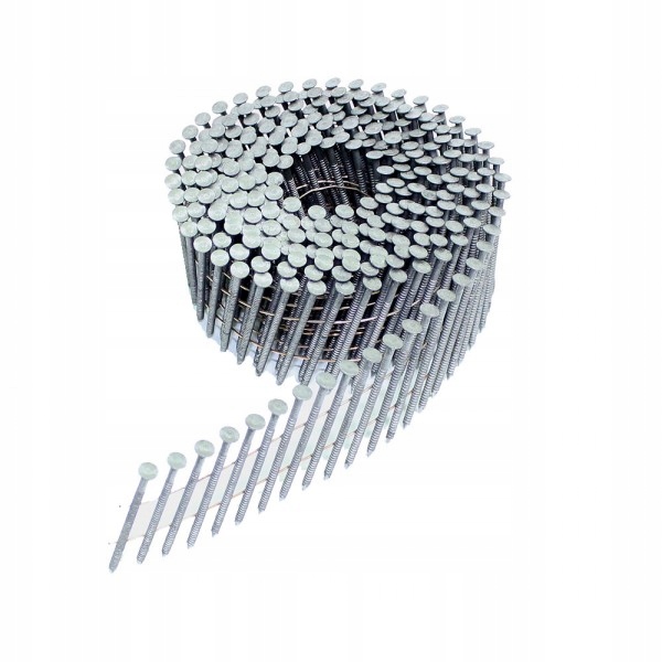 Gwoździe Łączone Drutem Cnw 2,8x80 Czarne Ryflowane Pierścieniowe 6000 szt