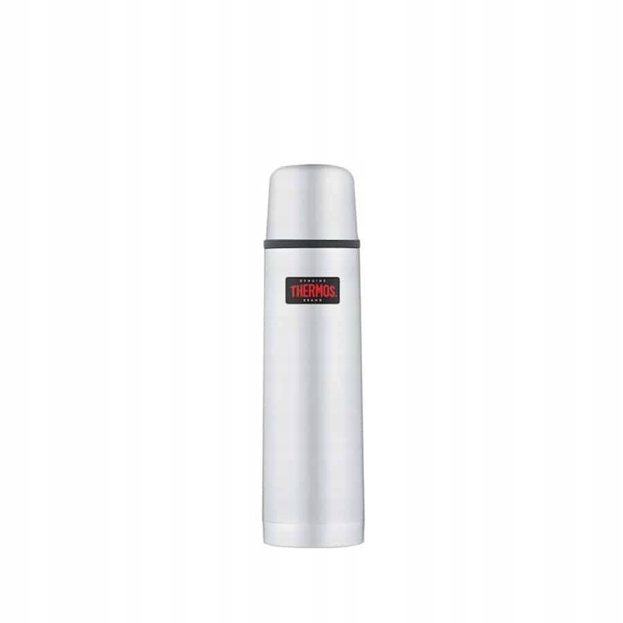 Termoska s tlačítkovým uzávěrem Mountain Thermos 500 ml Stříbrná