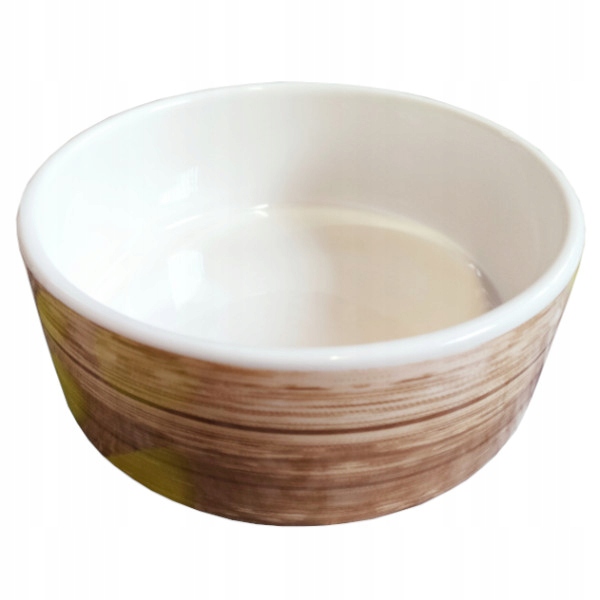 

Yarro miska ceramiczna dla psa 16cm motyw drewna