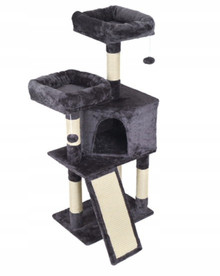 Levně Škrabadlo, pelíšek pro kočky s 5 úrovněmi budky