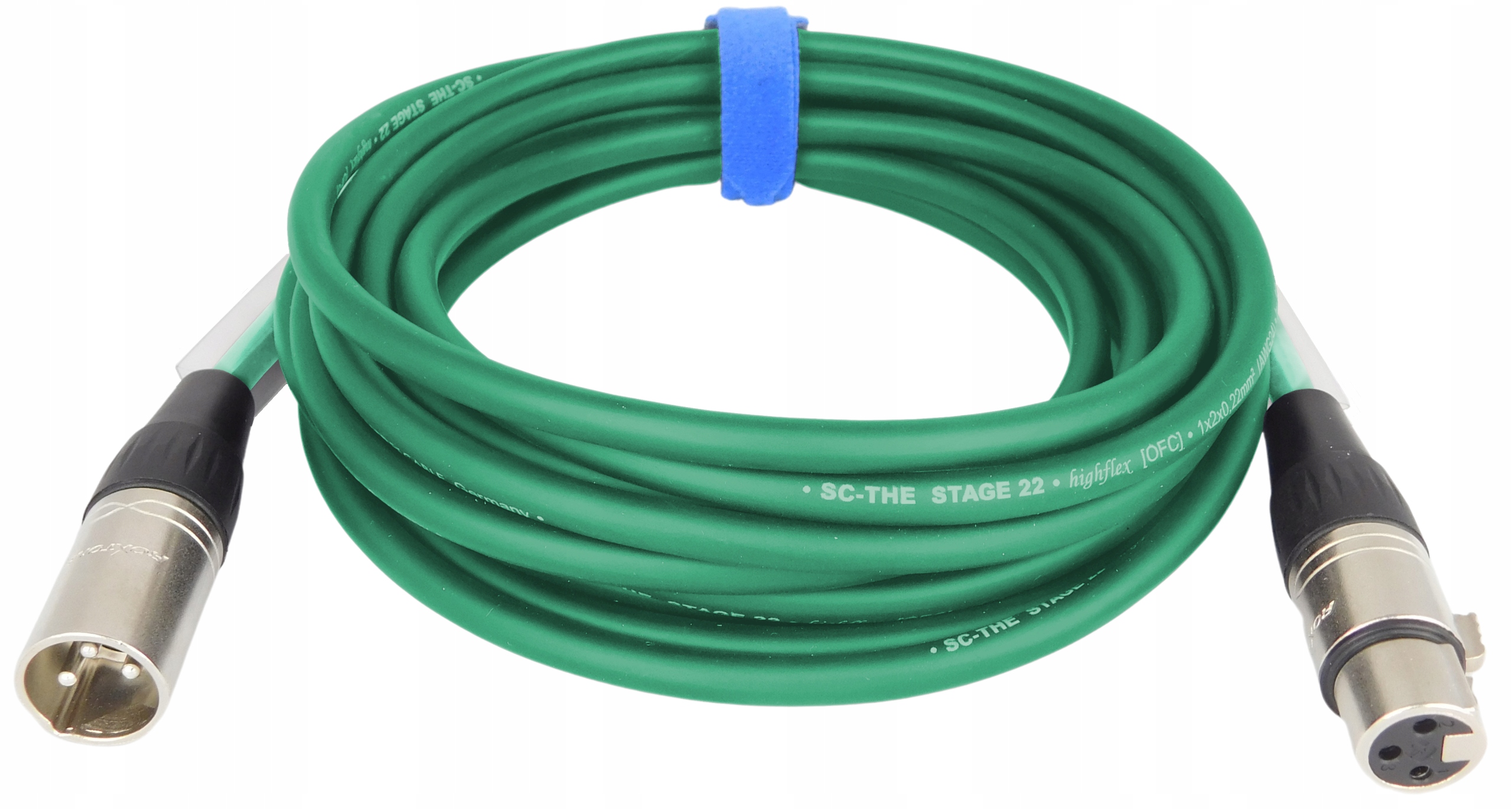 Kabel Sommer Stage Zelený Mikrofonový Kabel Xlr 50 m