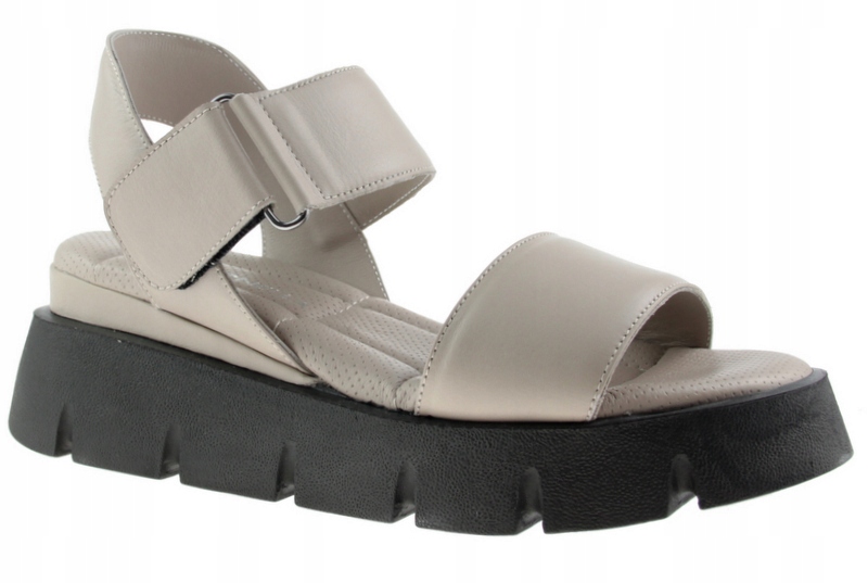 SANDAŁY BOMBONELLA 524.2033 SKÓRA BEŻOWE R. 40