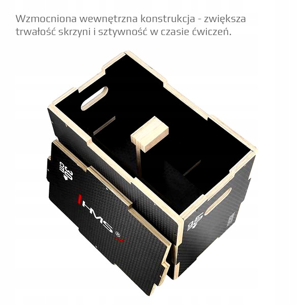 SKRZYNIA DREWNIANA GIMNASTYCZNA PLYOMETRYCZNA Model DSC03