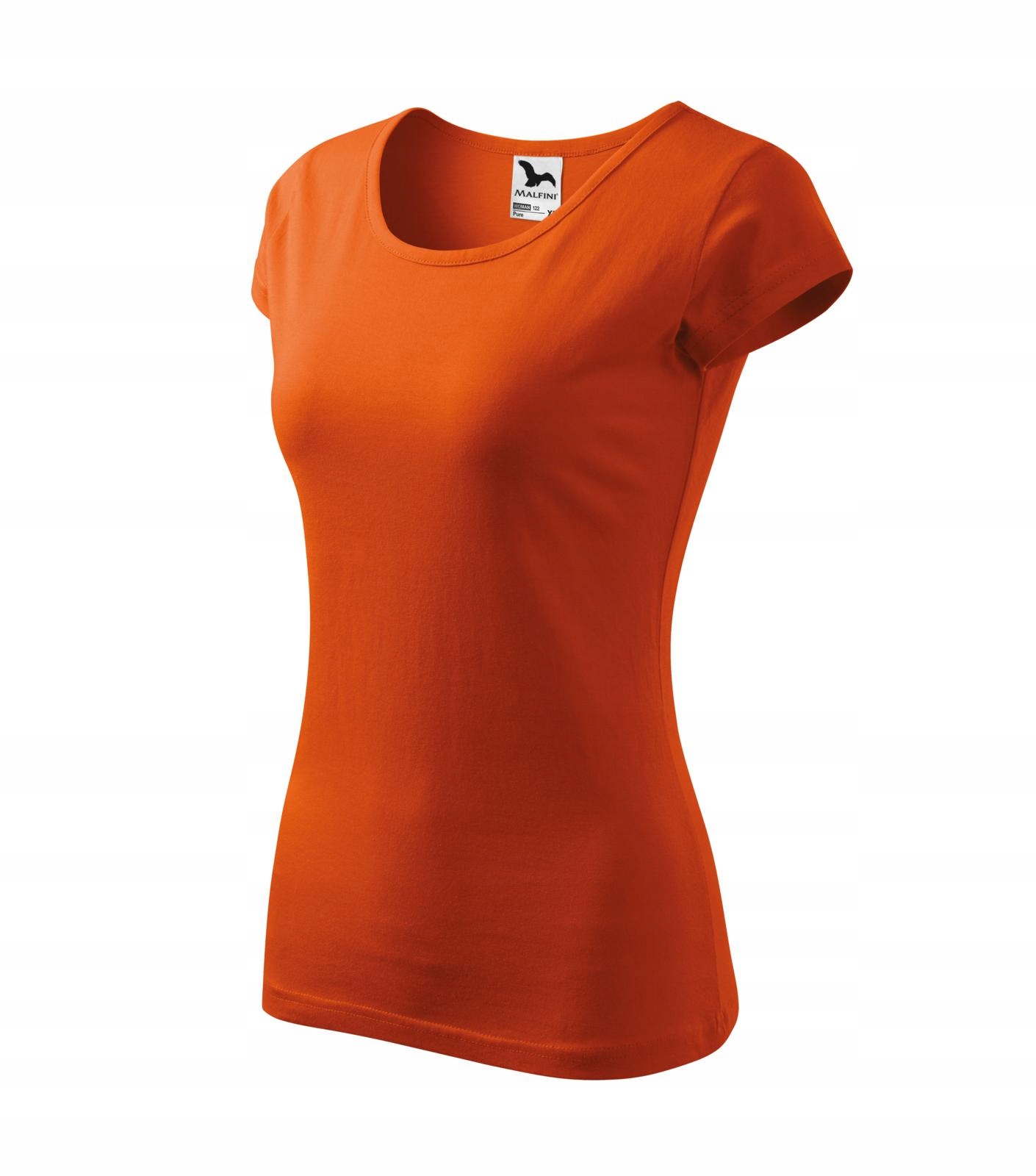 

Koszulka damska t-shirt Malfini Pure pomarańcz XL