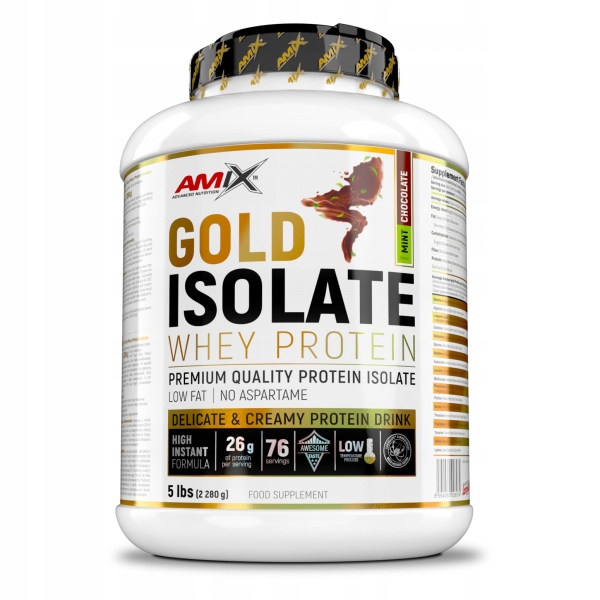 Gold Whey Protein Isolate 2280g mint chocolate