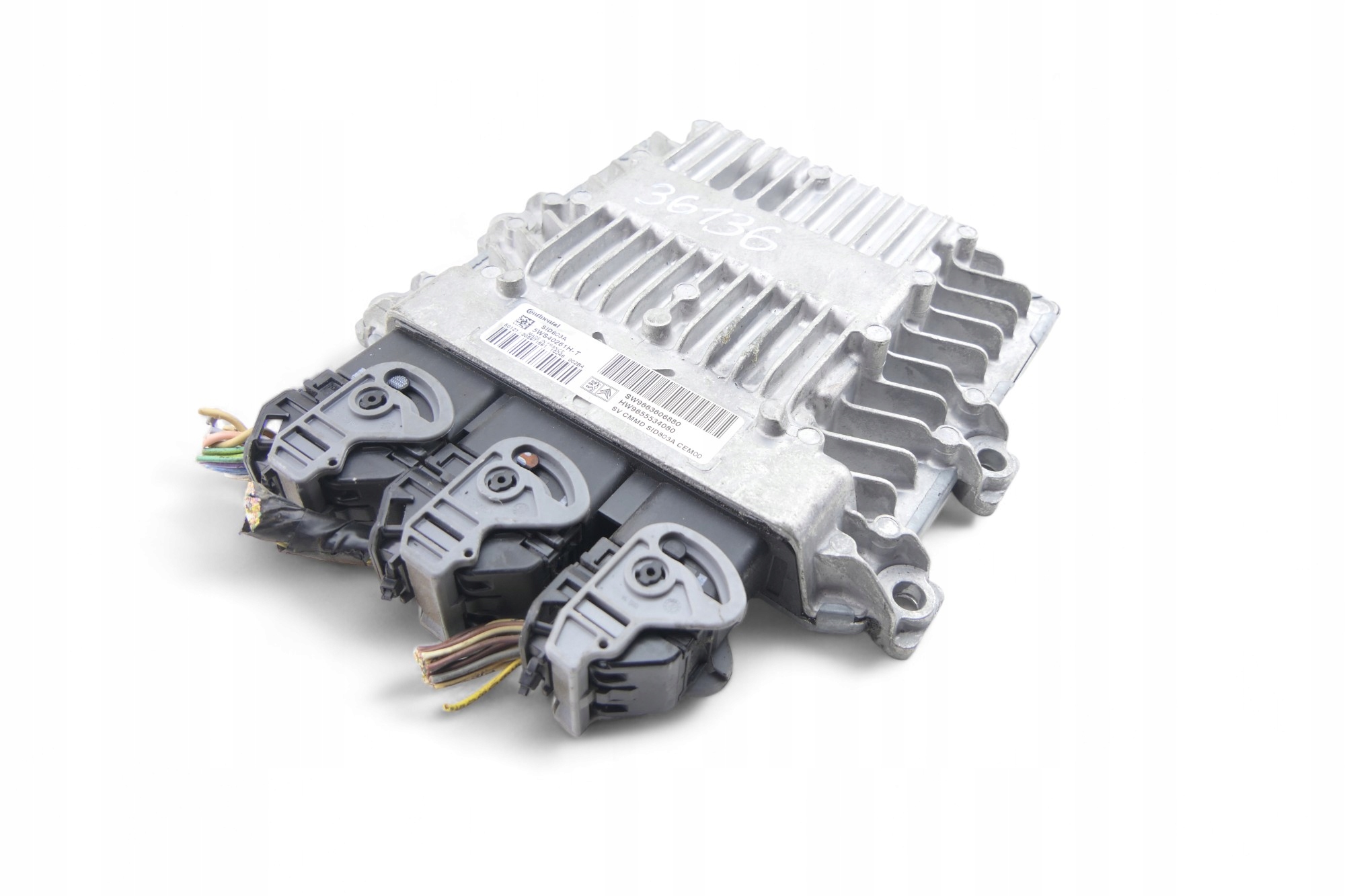 computer control unit of the engine PEUGEOT 407 1.6 HDI 5WS40261H-T