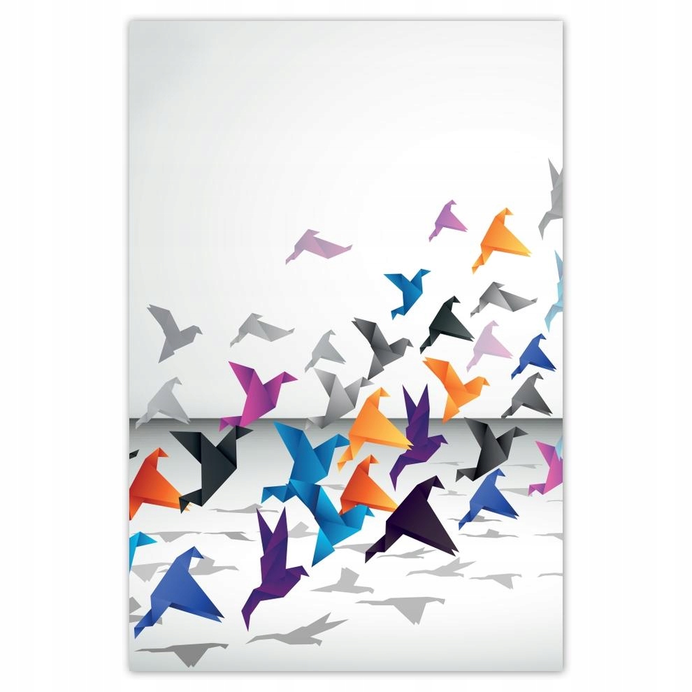 

Plakaty 40x60 Origami Ptaki w locie