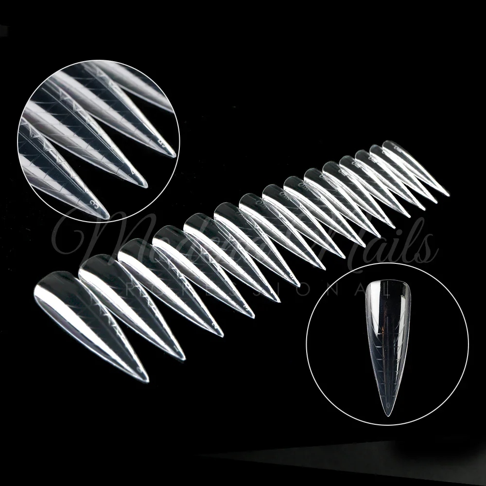 MODENA NAILS Tipsy Dual / Górne formy FLEX&THIN STILETTO - 150szt