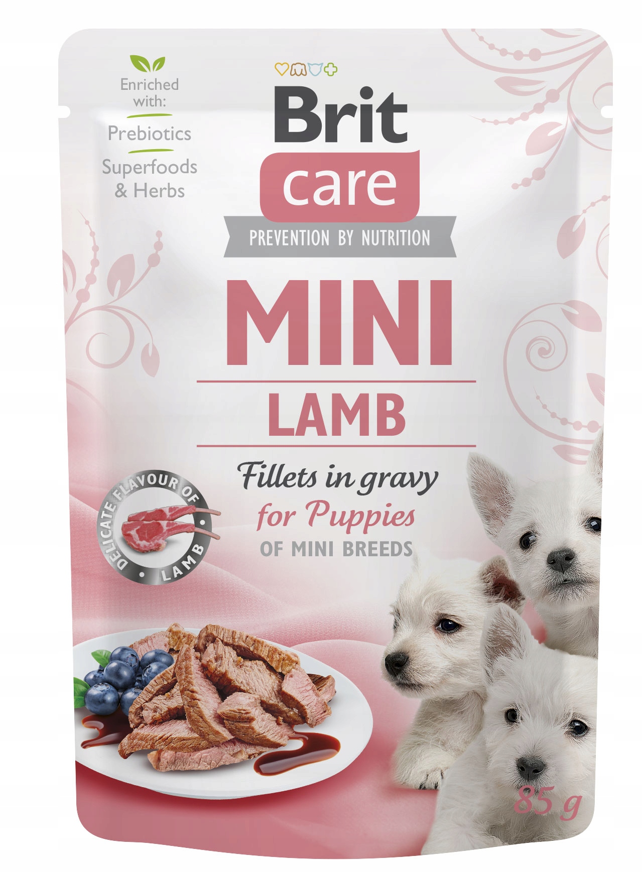 Levně Brit Premium Vlhké krmivo pro puppy Small breed Jehněčí 24x85 g