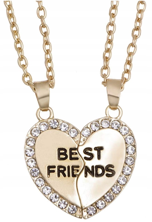 

Naszyjnik wisiorek Przyjaźni Best Friends Złoty