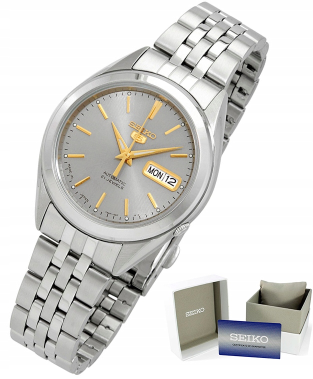 Pánské Hodinky Seiko 5 Automatů Datumovka Jako Dárek Vyrobená V Japonsku Krabička