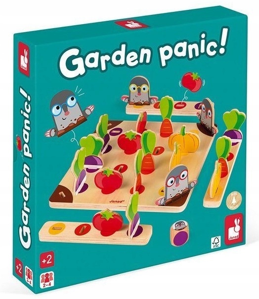 Janod Gra wyścig Strzeż się kreta!