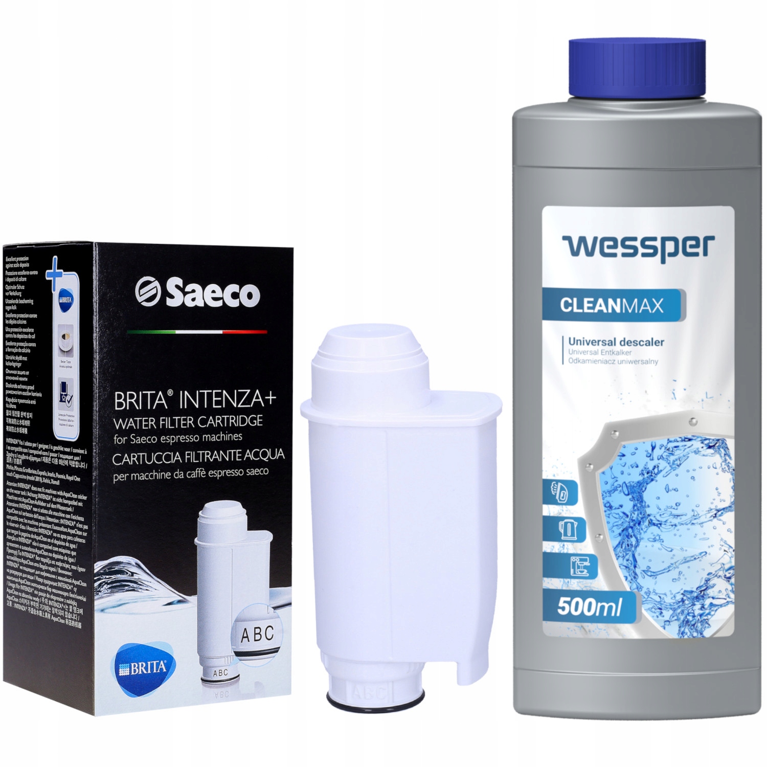 

Zestaw Odkamieniacz Filtr Saeco Brita Intenza+