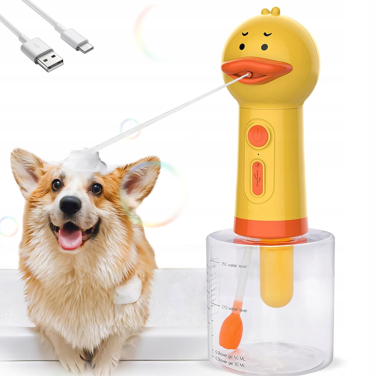 Levně Elektrický Pěnový Strojek Do Koupele Skvělý Dárek