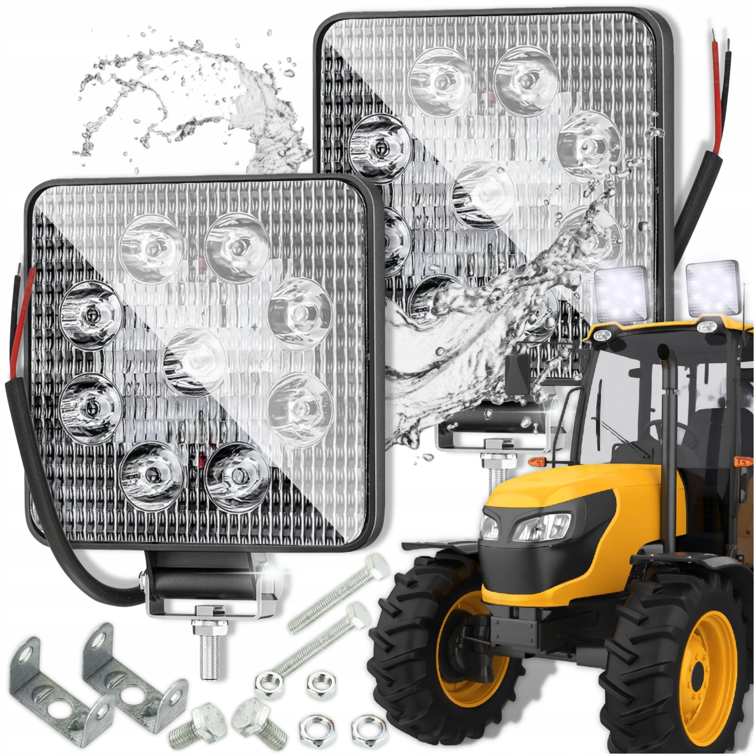 

Lampa Robocza Halogen 9 Led 27W IP65 Do Traktora