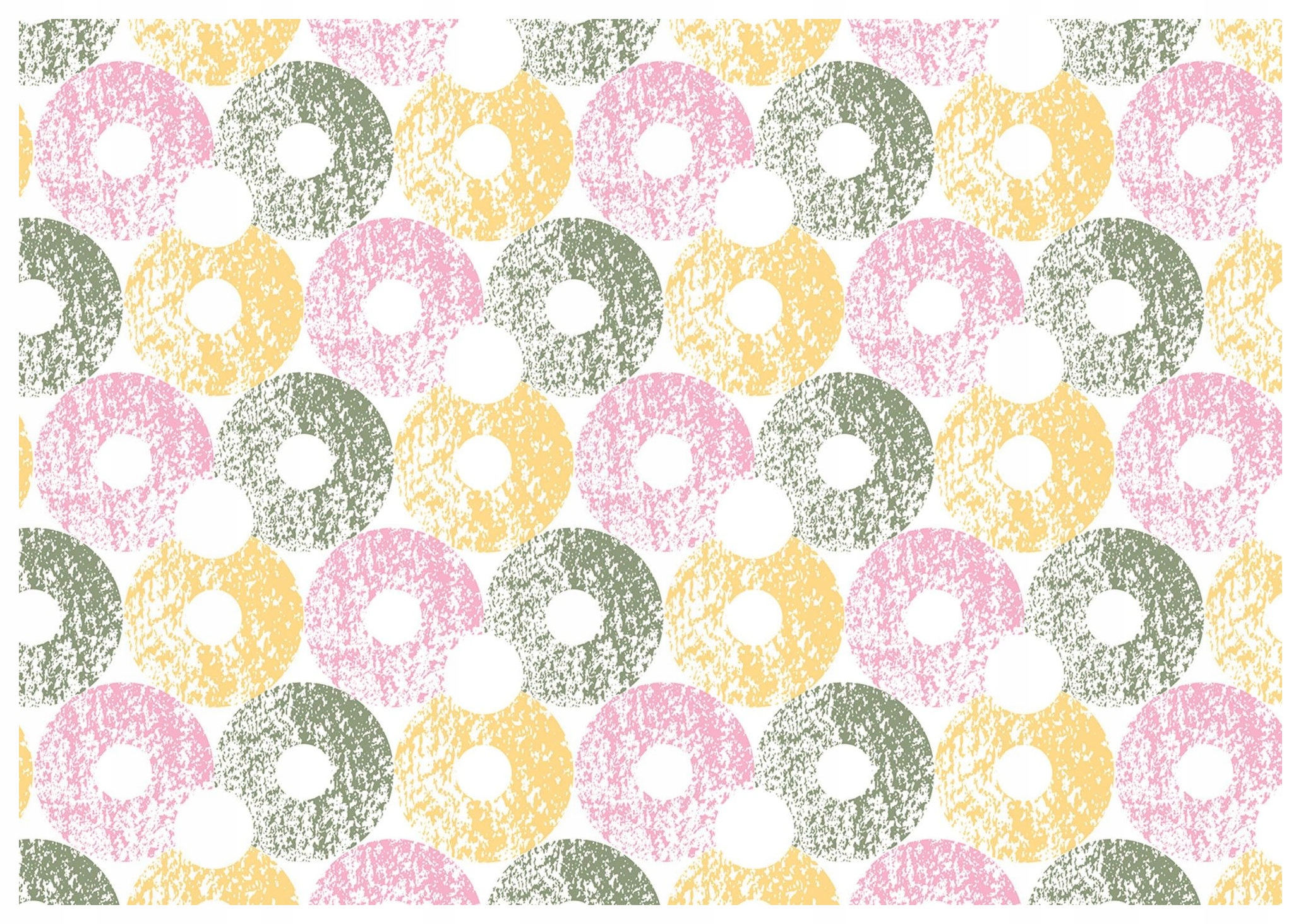 Fototapeta flizelina Koblihy a geometrické pastelové tvary 368x254 lepidlo